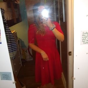 Danny and Nicole Red Dress